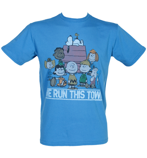 Mens Snoopy We Run This Town T-Shirt from
