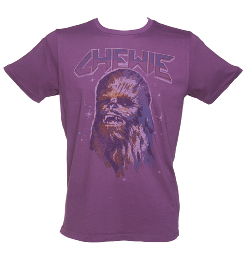 Mens Star Wars Vintage Chewie Print T-Shirt