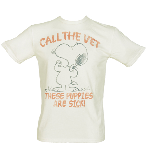 Mens These Puppies Are Sick Snoopy T-Shirt