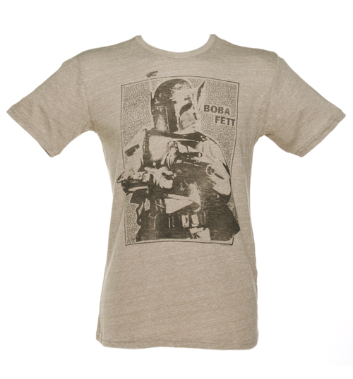 Mens Triblend Star Wars Boba Fett T-Shirt
