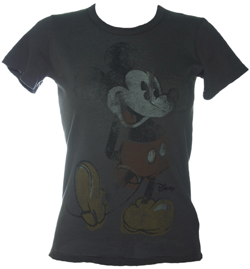 Ladies Mickey Mouse Vintage Pocket Tee from Junk