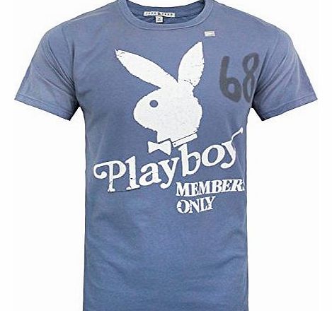 Junk Food Playboy Members Only Mens T-Shirt (L)