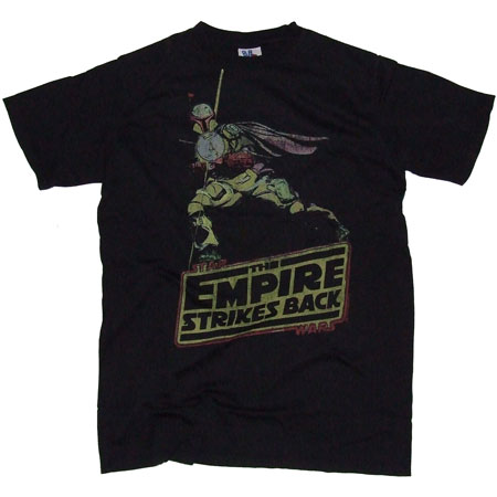 Star Wars Boba Fett Black Wash T-Shirt