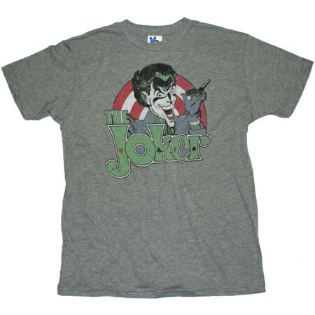 The Joker Heather Grey T-Shirt