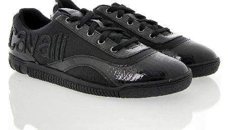 Just Cavalli Patent Side Logo Trainers