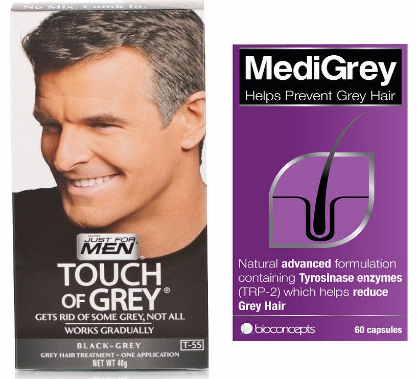 MediGrey Hair Formula & Just For Men Touch of
