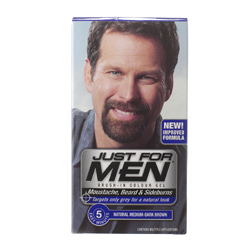 For Men Moustache, Beard and Sideburns Medium-Dark Brown 2 For andpound;10