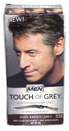 For Men Touch of Grey Dark Brown to Grey