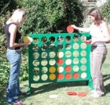 JUST GREEN BIG 4 - GIANT VERSION OF CONNECT 4 TABLE GAME IN WOOD