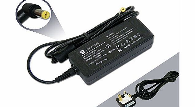 Just Laptops Packard Bell Dot MR/U (19V 1.58A 30W) Compatible Laptop Power Supply Charger Adapter with Power Cord and 1-Yr Warranty
