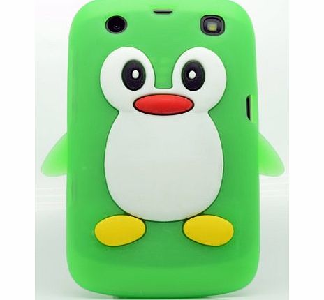 Justin Case Blackberry 9360 Curve Smartphone Contract Or Pay As You Go Penguin Cute Animal Orange Silicone / Skin / Case / Cover / Shell / Protector / Mobile / Phone / Smartphone / Accessories.
