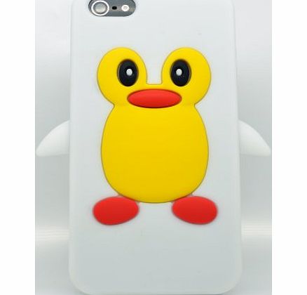 Justin Case Iphone 5 Smartphone Contract Or Pay As You Go Penguin Cute Animal White Silicone / Skin / Case / Cover / Shell / Protector / Mobile / Phone / Smartphone / Accessories.