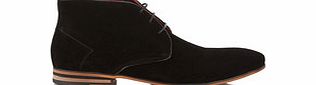 JUSTIN REECE Andrew black suede ankle boots