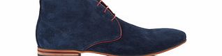 JUSTIN REECE Andrew navy leather ankle boots