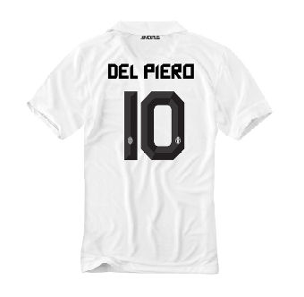 Juventus Nike 2010-11 Juventus Nike Away Shirt (Del Piero 10)