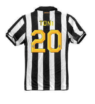 Nike 2010-11 Juventus Nike Home (Toni 20)