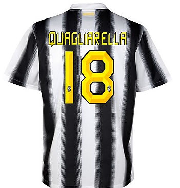 Juventus Nike 2011-12 Juventus Nike Home (Quagliarella 18)