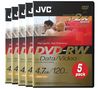 JVC DVD-RW - 4.7 GB (pack of 5)