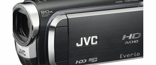 GZ-HD300B High Definition Camcorder with 60GB Hard Disc Drive amp; MicroSD Format - Black