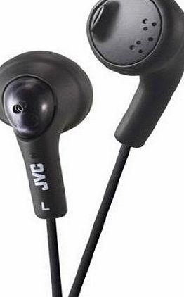 JVC HA-F160 Gumy In-Ear Headphones in Black
