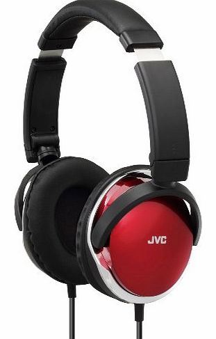 High-Quality Over-Ear Audio Headphones with Dynamic Sound - Red/Black