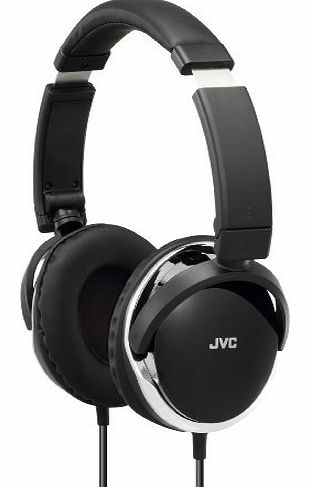 JVC  Ha-S660-B Black Lightweight Around-The-Ear Headphones