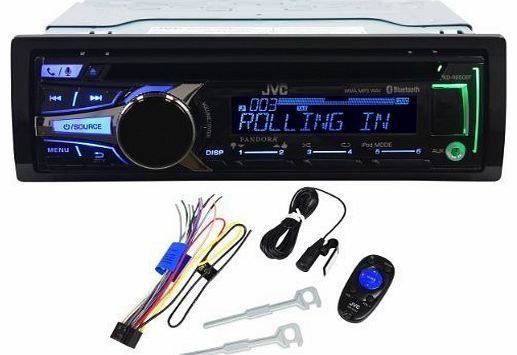 JVC KD-R950BT AM/FM CD/USB/Bluetooth iPhone/Android Player Car Stereo Receiver by JVC