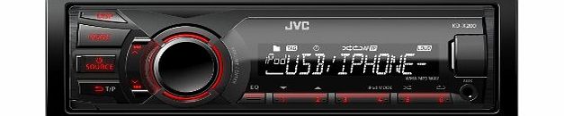 JVC KD-X200 Mech-Less Media Reciever with Front USB/AUX Input