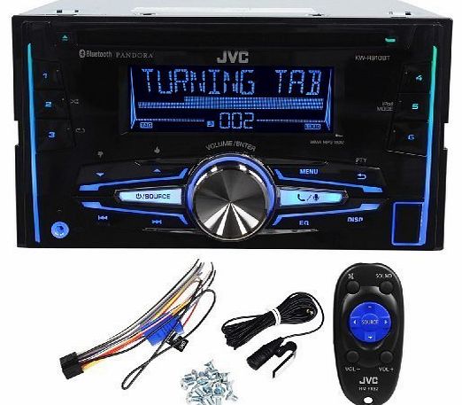 JVC KW-R910BT Double Din Car CD AM/FM Player Receiver w Bluetooth/iPhone/Android by JVC
