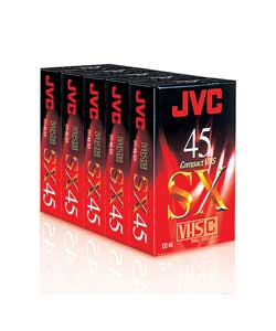 jvc VHS C High Grade Tapes 5 Pack