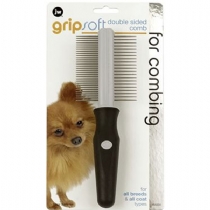Gripsoft Grooming Double Sided Comb Single