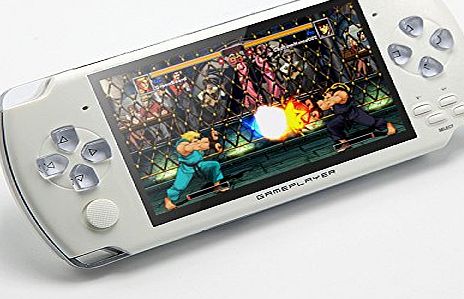 JXD Handheld Game Console 8Gb Memory With Mp4 Mp5 Function Tablet Video Game Built In Thousand Sega Tetris NES Games (GM01046WhiteUK)
