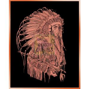 KSG Artfoil Copper Native American