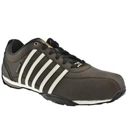 K-Swiss Male Arvee 1.5 Suede Upper Fashion Trainers in Dark Brown