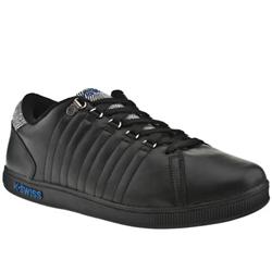 Male Lozan Re-mastered Leather Upper Fashion Trainers in Black, White and Grey