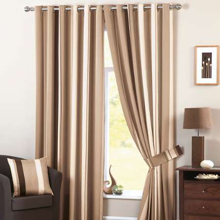 Kaleidoscope Whitworth Pair of Eyelet Lined Curtains
