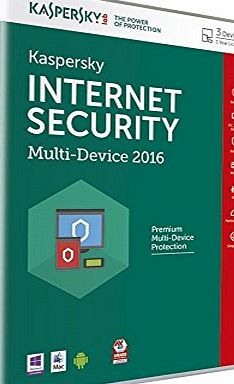 Kaspersky Lab Kaspersky Internet Security 2016 Multi-Device, 3 Devices - Disc (PC)