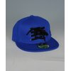 Urban Hip Hop Shoe Lace Cap (Blue/Black)