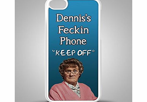 KB-Printing 5C White - Personalised Mrs Browns Boys - Quirky Cool - iPhone 5C White Hard Plastic case - Xmas, Birthday Novelty Gift