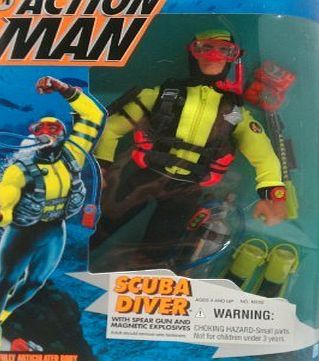 Kenner Action Man Scuba Diver 12`` Action Figure by Kenner