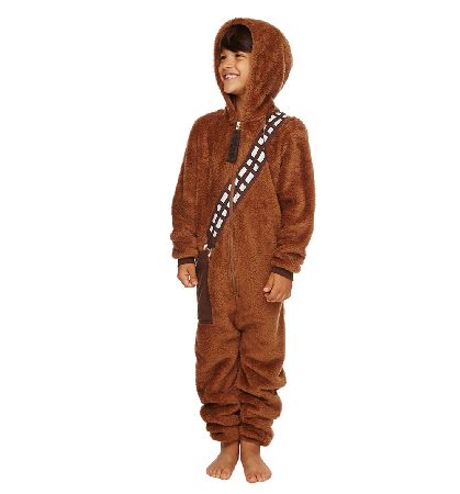 Kids Brown Chewbacca Costume Onesie