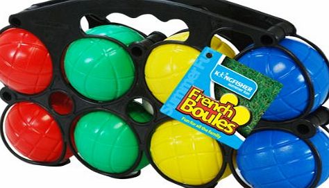 Kingfisher Plastic French Boules Garden Game Set