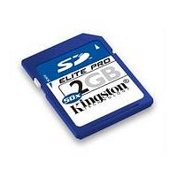 Kingston Memory 2GB Elite Pro Hi-speed 50x Secure Digital Card