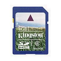 Kingston Memory 4GB Secure Digital HC Class 2 Flash Card