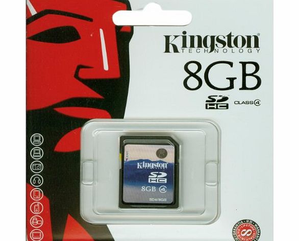 Kingston SD4/8GB 8GB SDHC Memory Card