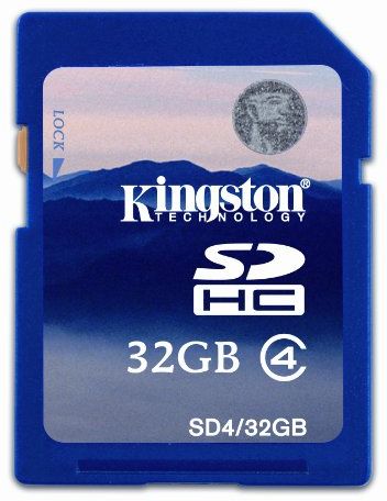 Kingston Secure Digital Card (SDHC) CLASS 4 - 32GB
