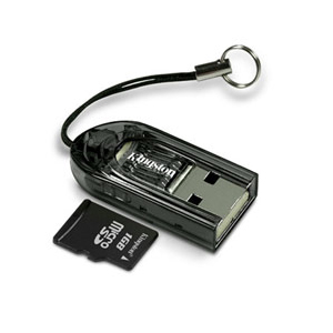 Kingston USB Micro SD Card Reader - Black