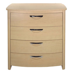 Kingstown - Opus Maple Wide 4 Drawer Chest