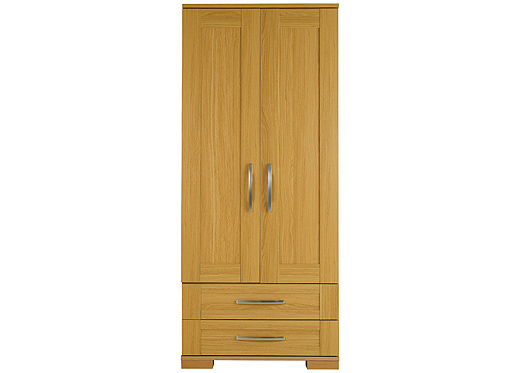 Toulouse 2 Door Wardrobe with Drawers