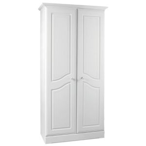 Kingstown Rocco White 2 Door Wardrobe